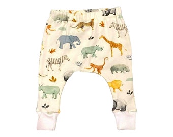 African Animals Baby & Toddler Handmade Leggings