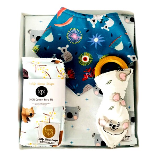 Paquete de regalo unisex para koala y wombat australiano de género neutro