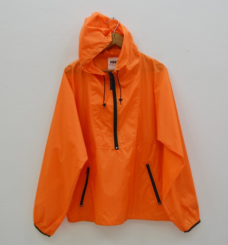 90's Helly Hansen Nylon Windbreaker Orange Size M Vintage | Etsy