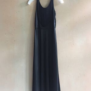 Vintage 70s Sheer Fringe Slip Dress with High Side Slits image 4