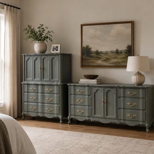 Sage Green Dresser - Etsy Sage Green Dresser - Etsy