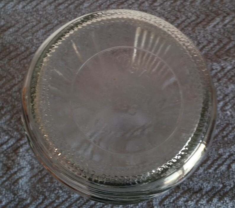 Vintage Hoosier Clear Glass Vase Vintage Flower Vase Vintage Etsy