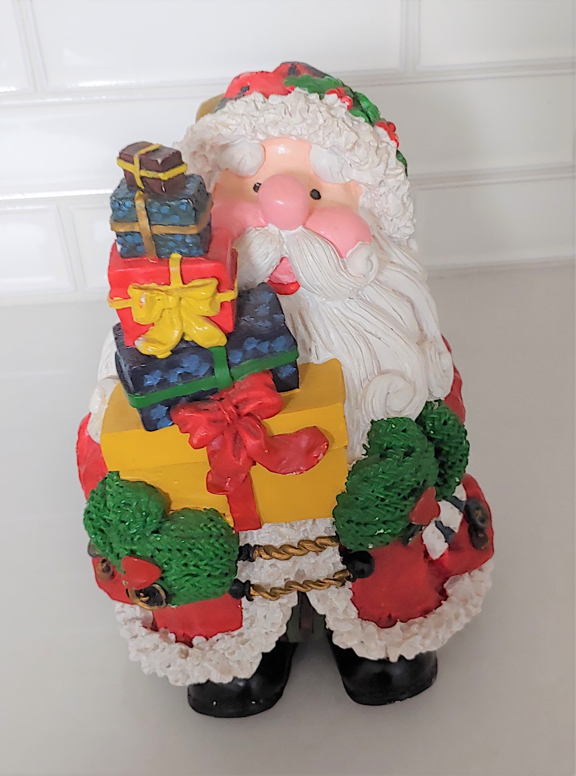 Vintage Resin Santa Statue Vintage Joelson Industries 1997 | Etsy