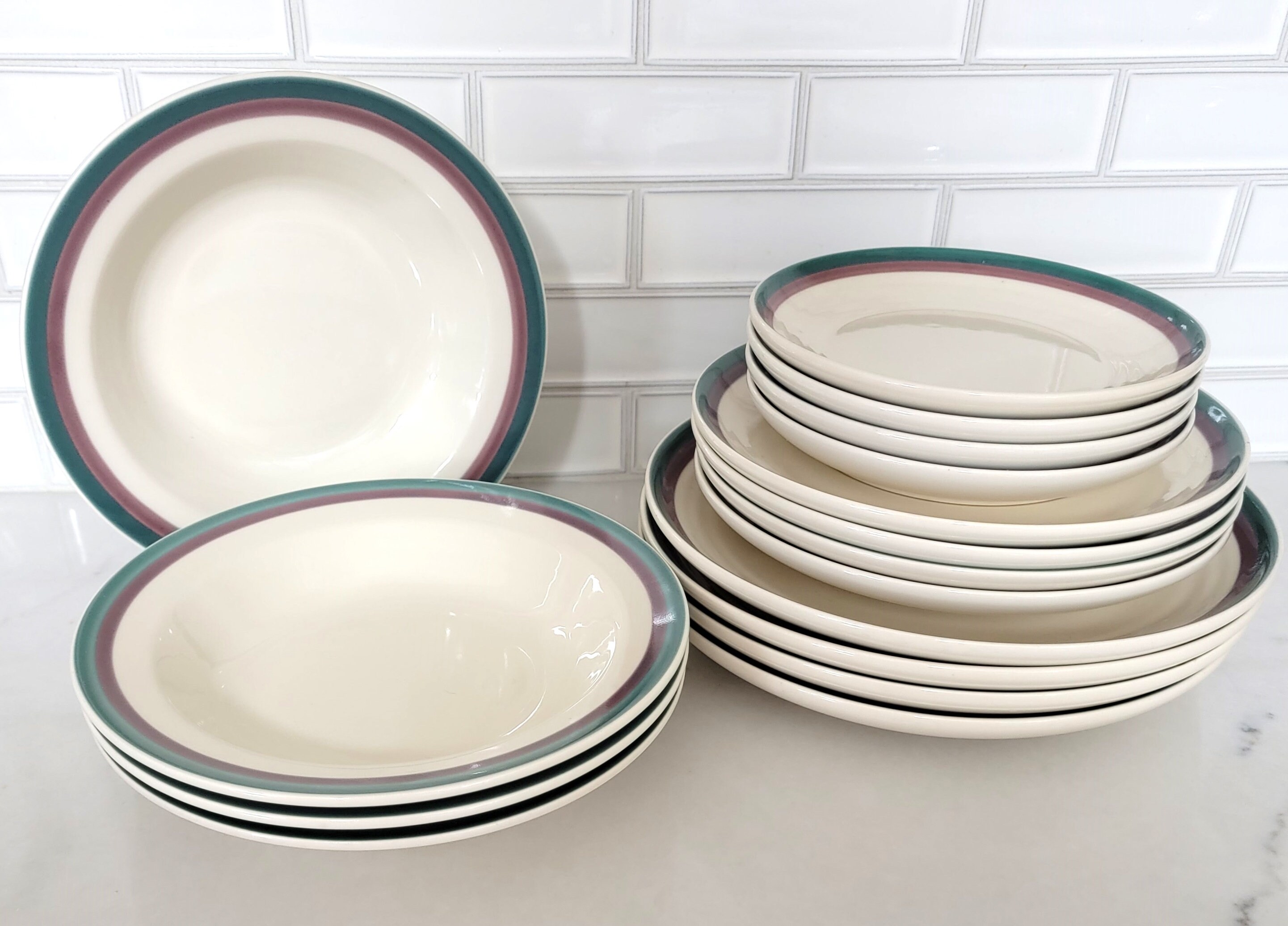 Salad Plates Pfaltzgraff Juniper Dishes Vintage Pfaltzgraff