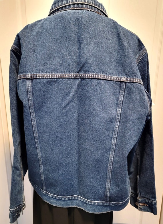 Women's Size 20W Jean Jacket with Metal Button Cl… - image 3
