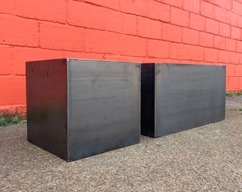 Corten Weathering Steel - Planter Box - Outdoor + Indoor Landscape Box