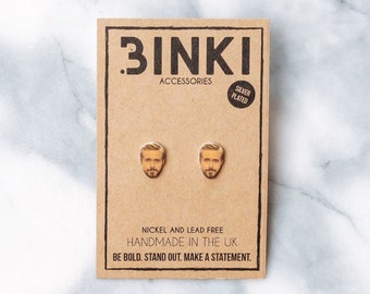 Ryan Gosling Actor / Celebrity Stud Earrings - 1 pair