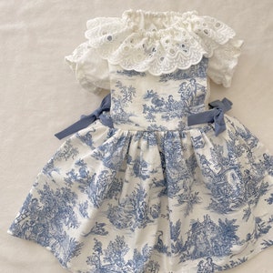 Baby blouse with ruffled collar from 3 months to 3 years, short sleeve image 5