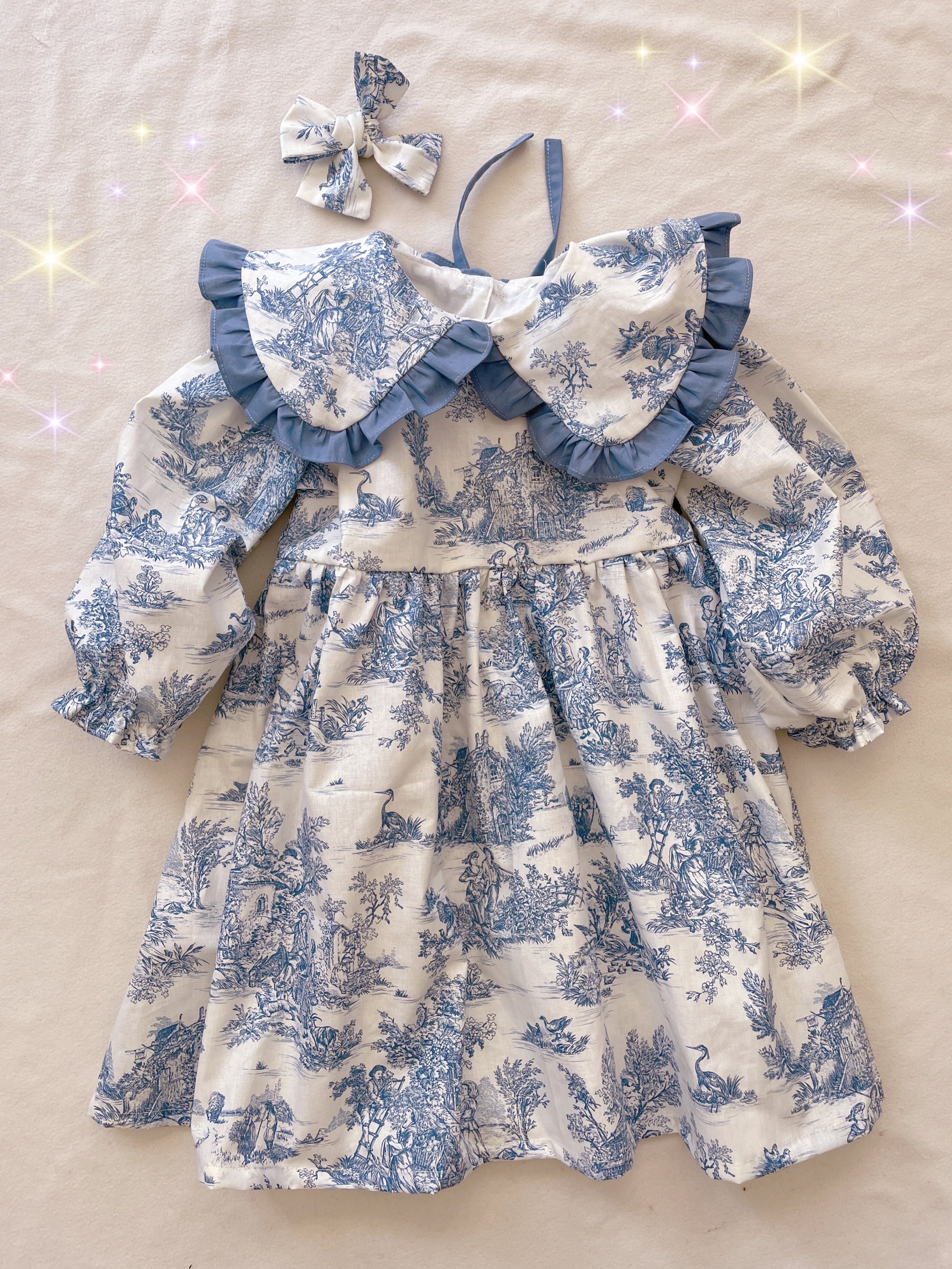 Toile de Jouy organdy dress coat dress – POPPY