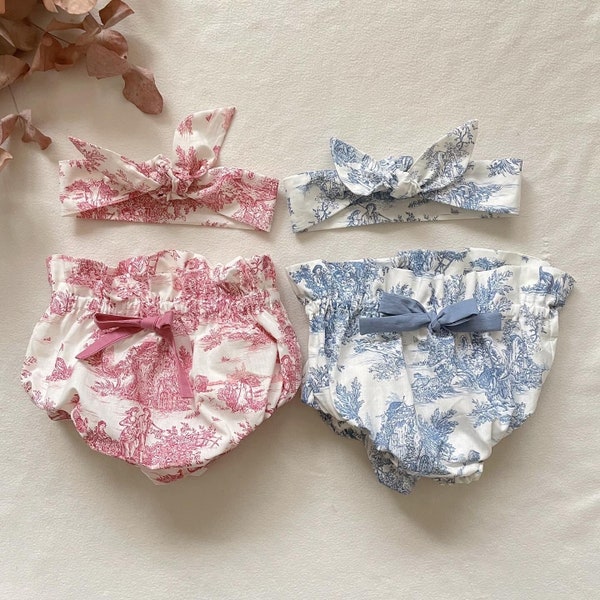 Ensemble bébé Jouy Bloomer & bandeau