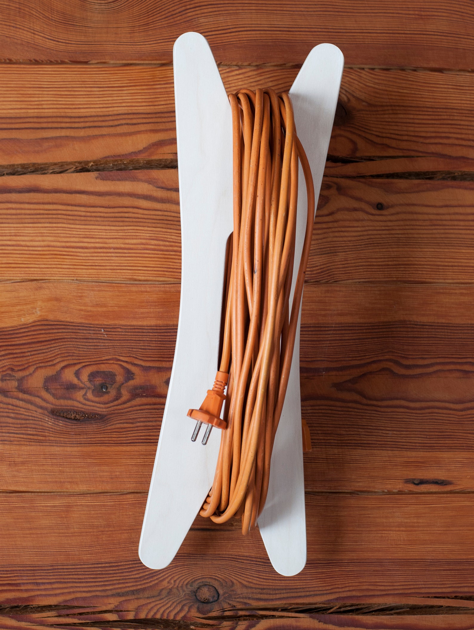 Extension Cord Holder. Unique Design. Portable. With Handle. Plywood. Stylish. White. Etsy