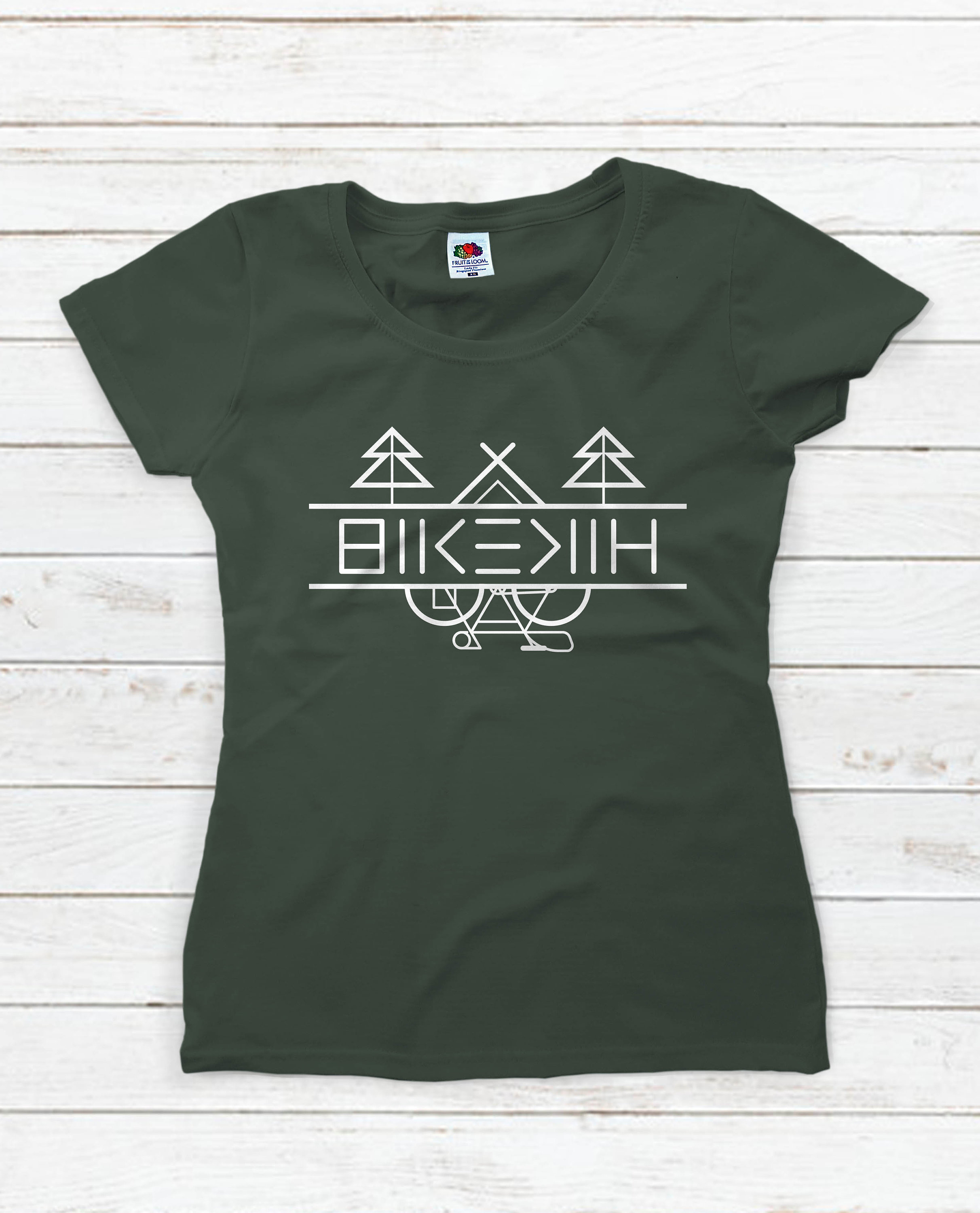 Original T-shirts: HIKE on a Bike. for Women. - Etsy