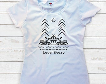 Original T-shirts: LOVE STORY. For women.