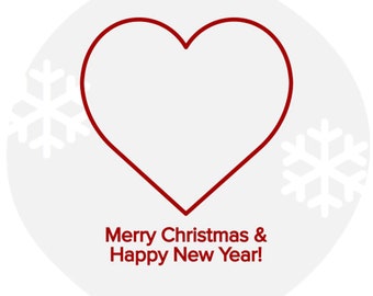 Animated Christmas e-card CHISTMAS ICONS for Your friends and family. GIF for social sites and e-mails. Grey.