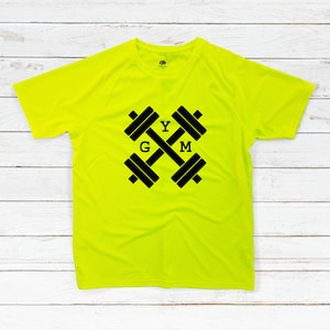 Original T-shirts for active sport: GYM. For men.