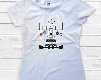 Original T-shirts: CHRISTMAS DEER. For women.