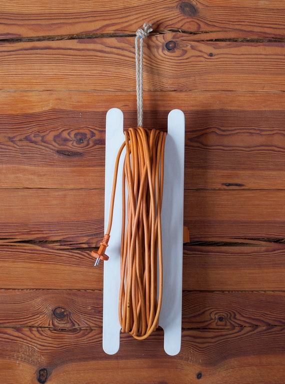 Extension Cord Holder. Unique Design. Portable. Hanging. Plywood