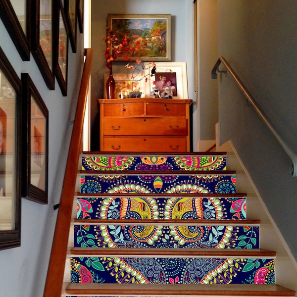 3d Stair Riser Decal Etsy