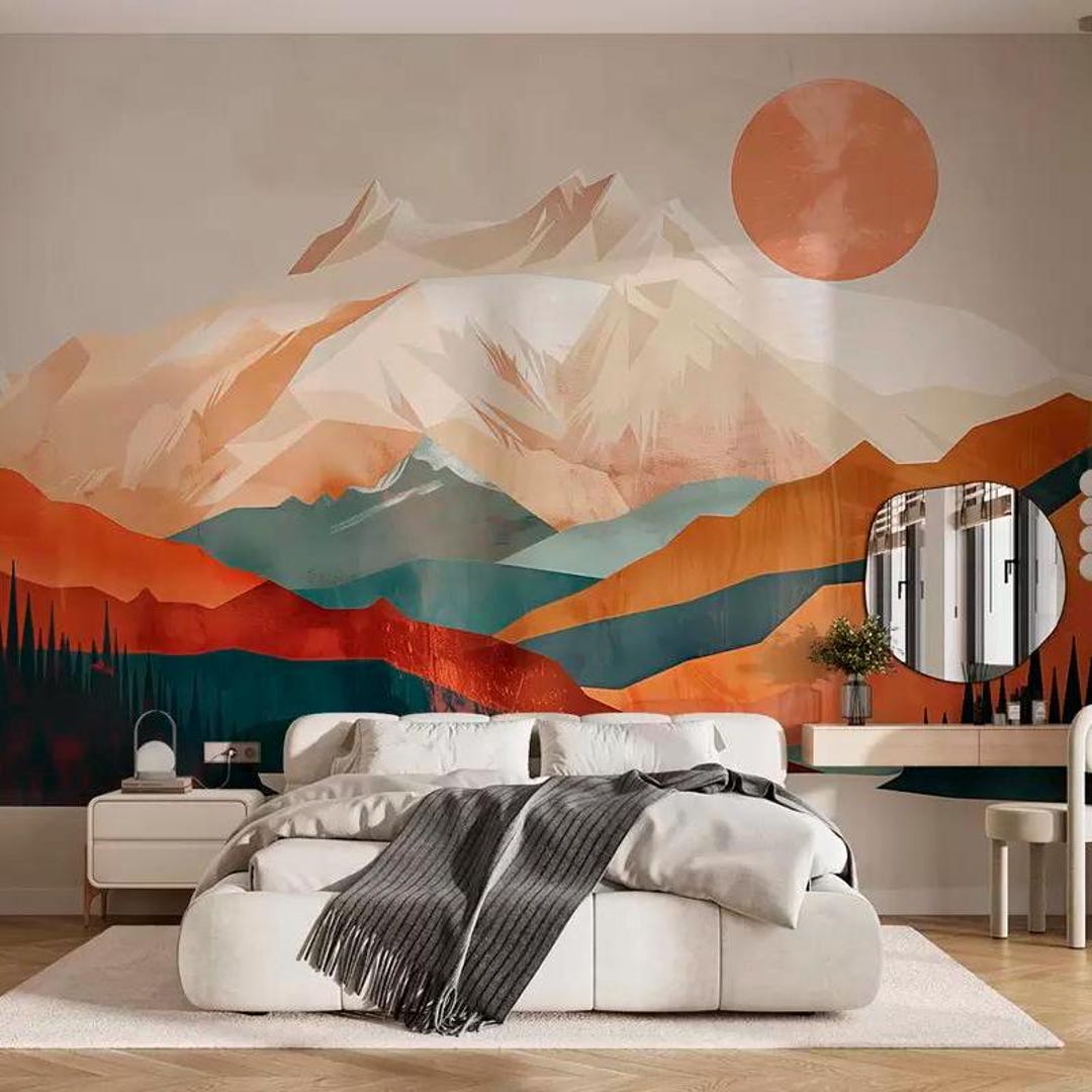 Murando   Photo Wallpaper Abstraction 350x256 Cm / 138"x97" Non Woven Premium Art Print Fleece Wall Mural Decoration Poster Picture Design Modern   Abstract 3D Squares Colorful A A 0164 A A