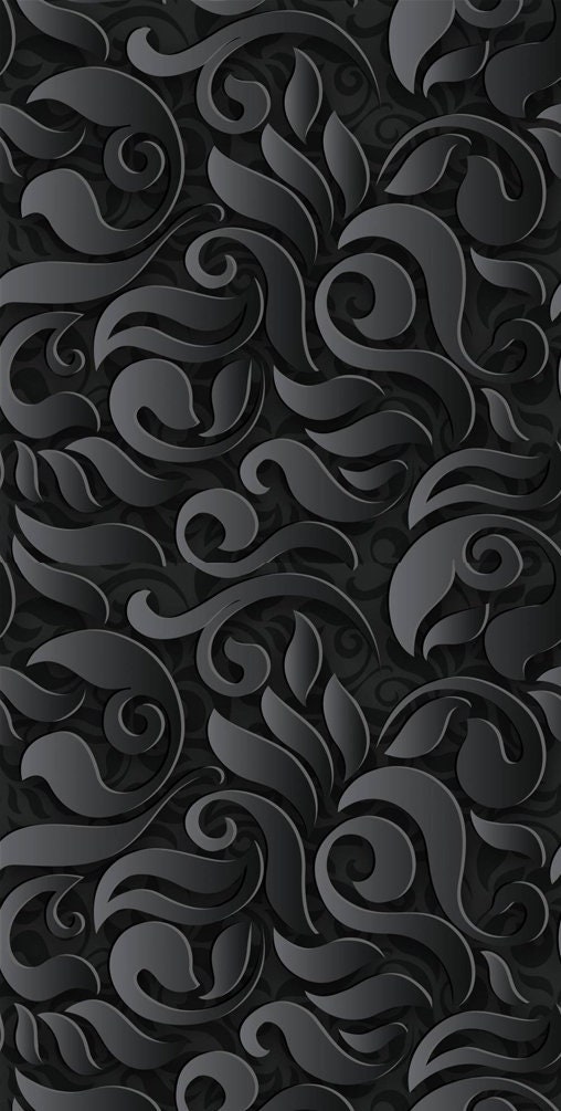 3D Black Flower Pattern Dark Gray Colors Stairway Decoration - Etsy UK