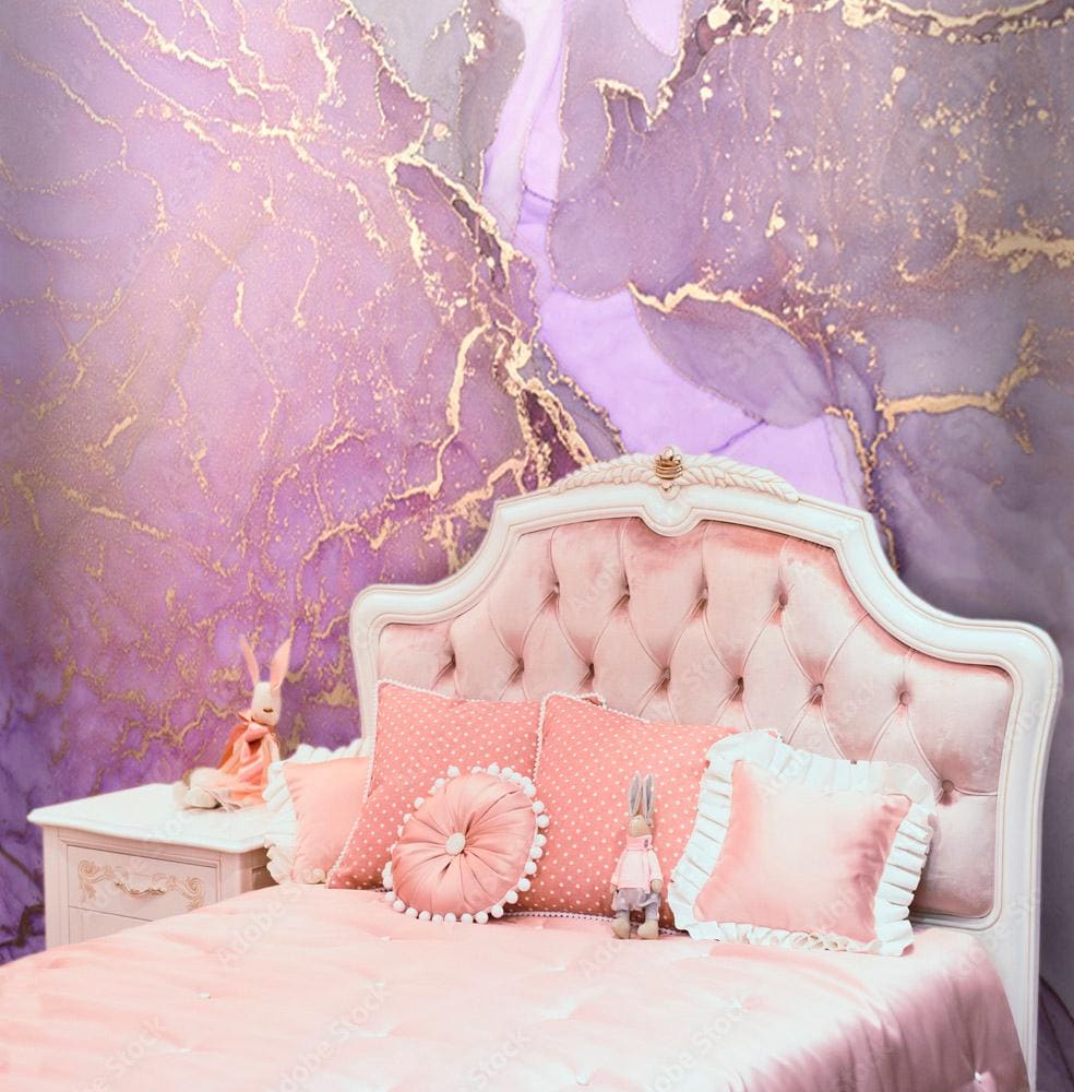 Tenture Murale 100x150cm Le Couple Violet - Tapisserie Esthétique Pour Salon Et Chambre