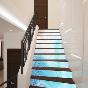 Details about / 6PCS 3D Stair Riser Staircase Sticker Photo Mural Vinyl Decal Scenery Wallpaper