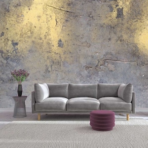 EXTRA LARGE Concrete Sunlight Wallpaper Design Loft Style Bedroom Wallpaper Vinyl Wall Mural Exclusive Design Photo Wallpaper