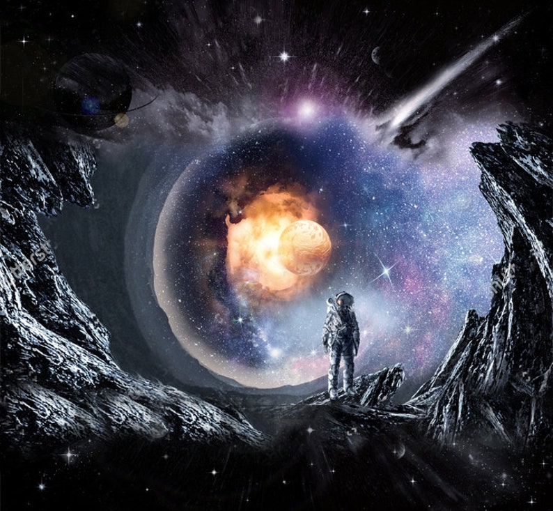 Fototapeten Night Sky Ceiling Wallpaper 3d Star Nebula
