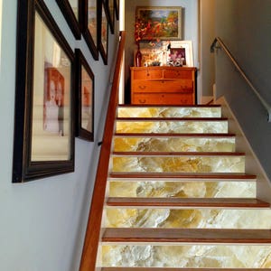 3D pierre décoration adhésif vinyle panneaux de contremarche d&#39;escalier escaliers contremarches autocollant Mural Photo murale vinyle décalcomanie papier peint amovible