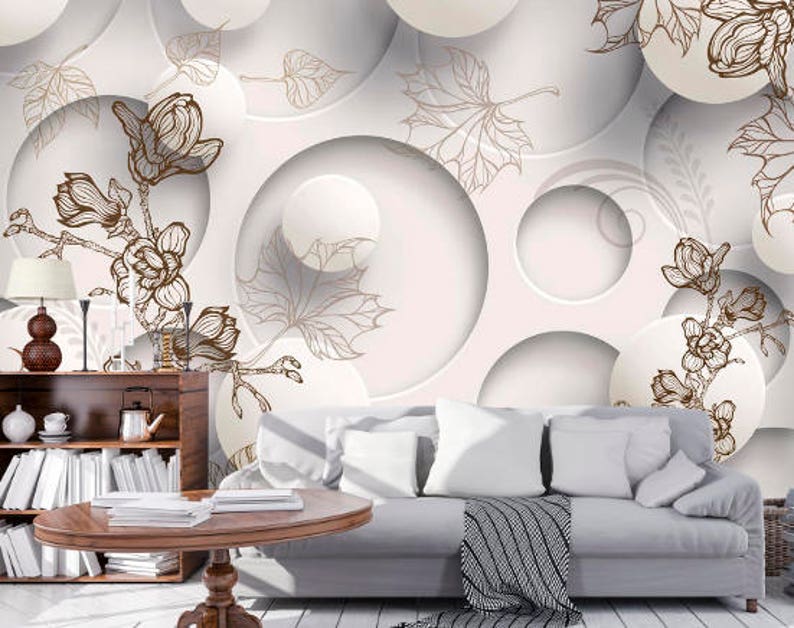3D Wallpaper 3D Wall Sticker Vinyl Stickers Wall Decor Black Etsy