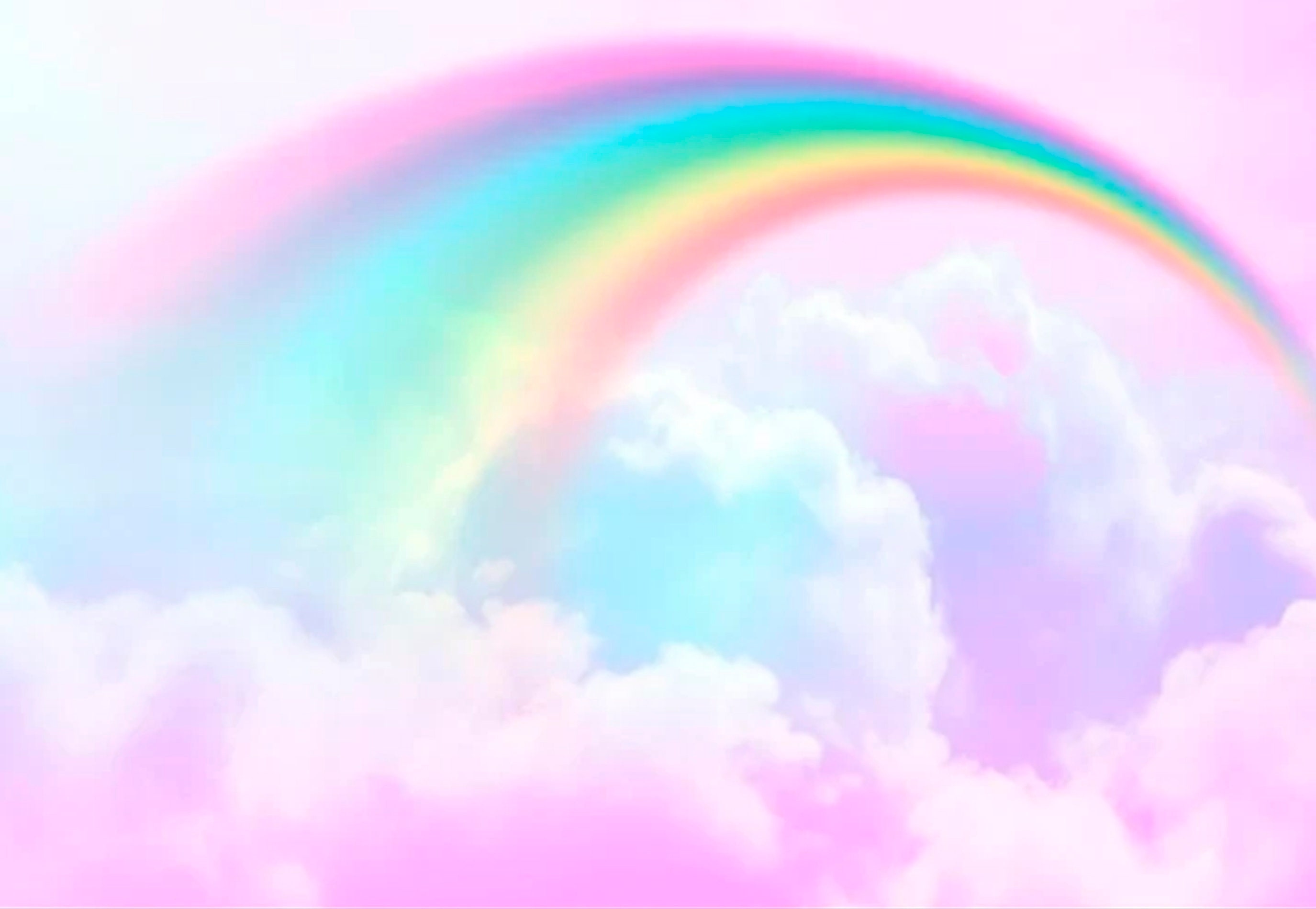 Lavender Fantasy Heavens Rainbow in the Sky Vinyl Wallpaper Exclusive ...