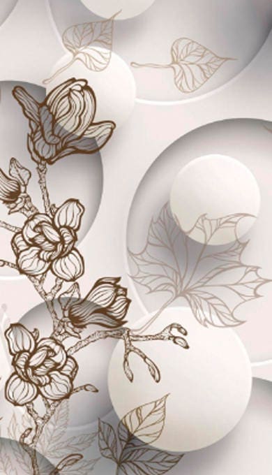 15 Stück Selbstklebende Treppen-Aufkleber – Leder-Optik Mit Eden-Blumen-Muster (90 X 19 Cm)