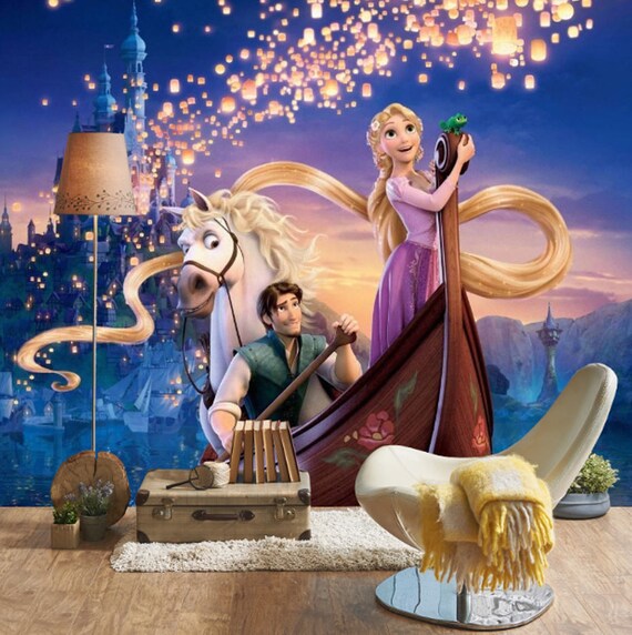 Avoir Images Rapunzel Chateau Enfant Papier Peint Chambre Autocollant Mur Etsy dernière salutations