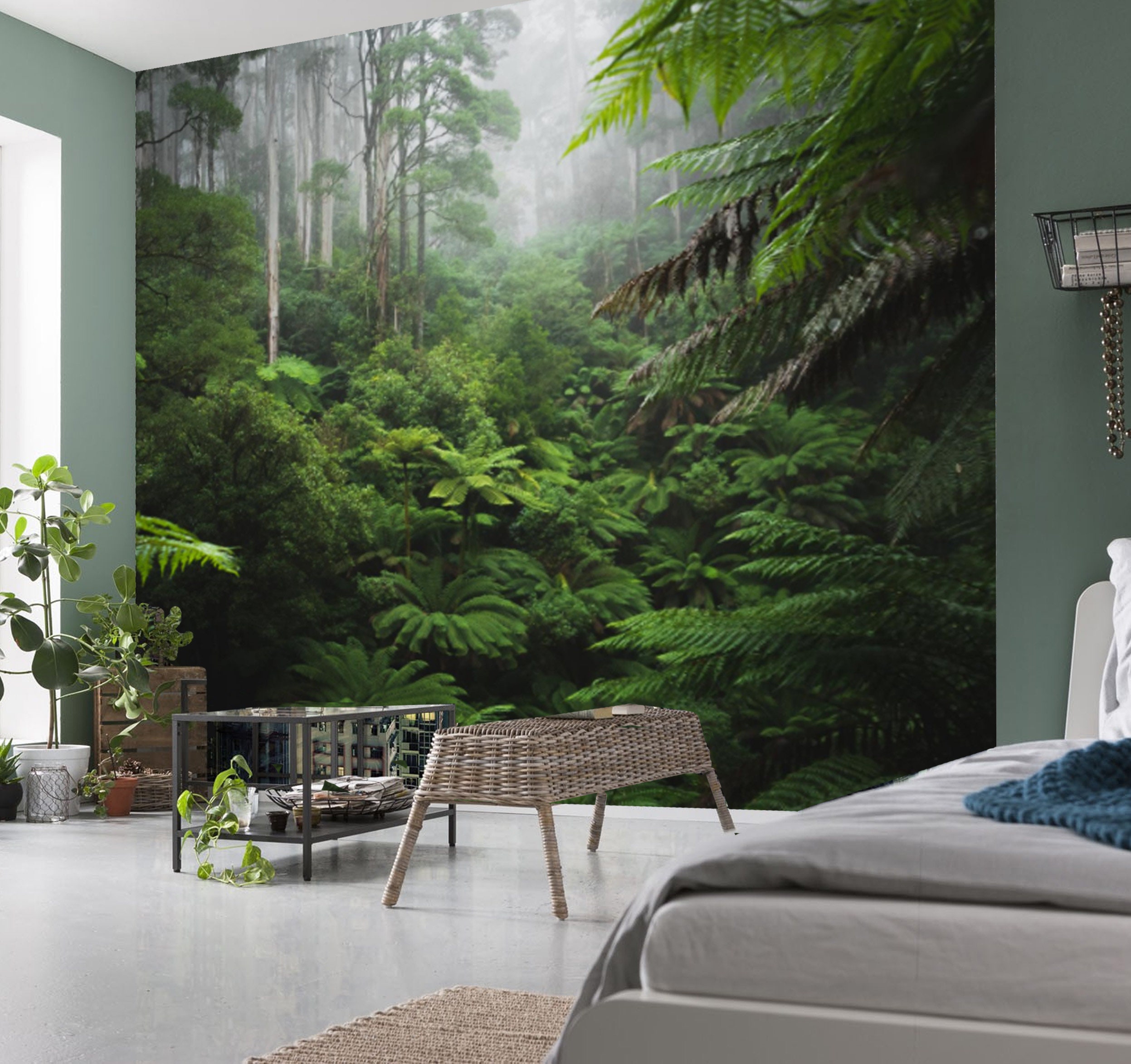 Papel Tapiz Panorámico Jungla Pre-pegado H 280 X L 360 Cm - Adhesivo De  Pared - Revestimiento Sticker Mural Decorativo con Ofertas en Carrefour