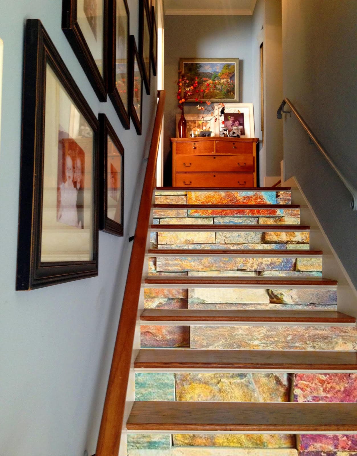 Autocollant Mural 3D Starry Sky Pour Contremarches D'escalier - Vinyle Décoratif