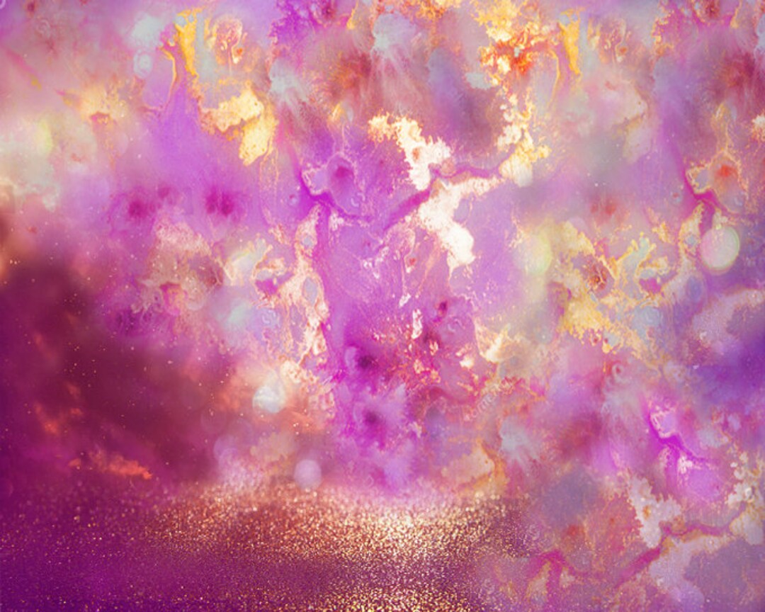 Deep Purple Gold Marble Wallpaper Wall Sticker Decor Ceiling Wall Mural