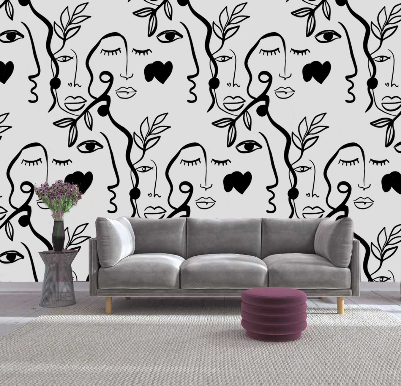 Removable Wallpaper White and Black Contact Paper India  Ubuy