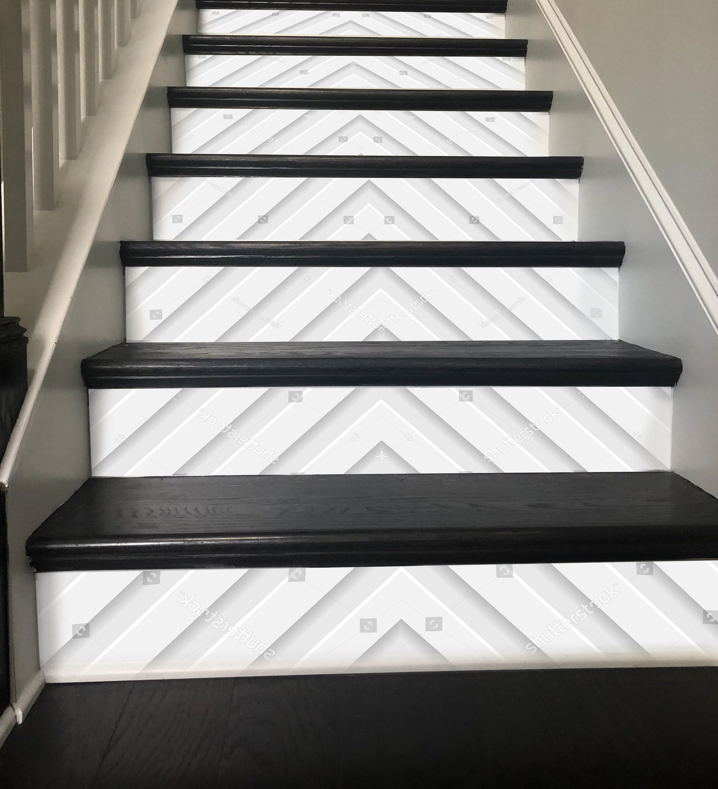 Details about / 6PCS 3D Stair Riser Staircase Sticker Photo Mural Vinyl Decal Scenery Wallpaper