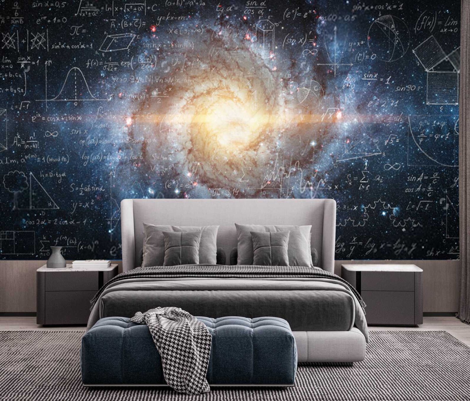Space Wallpaper Galaxy Universe Background Bedroom Sticker - Etsy