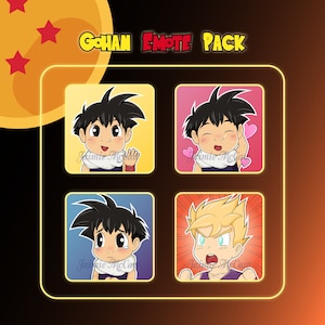 Gohan Emote Four Pack