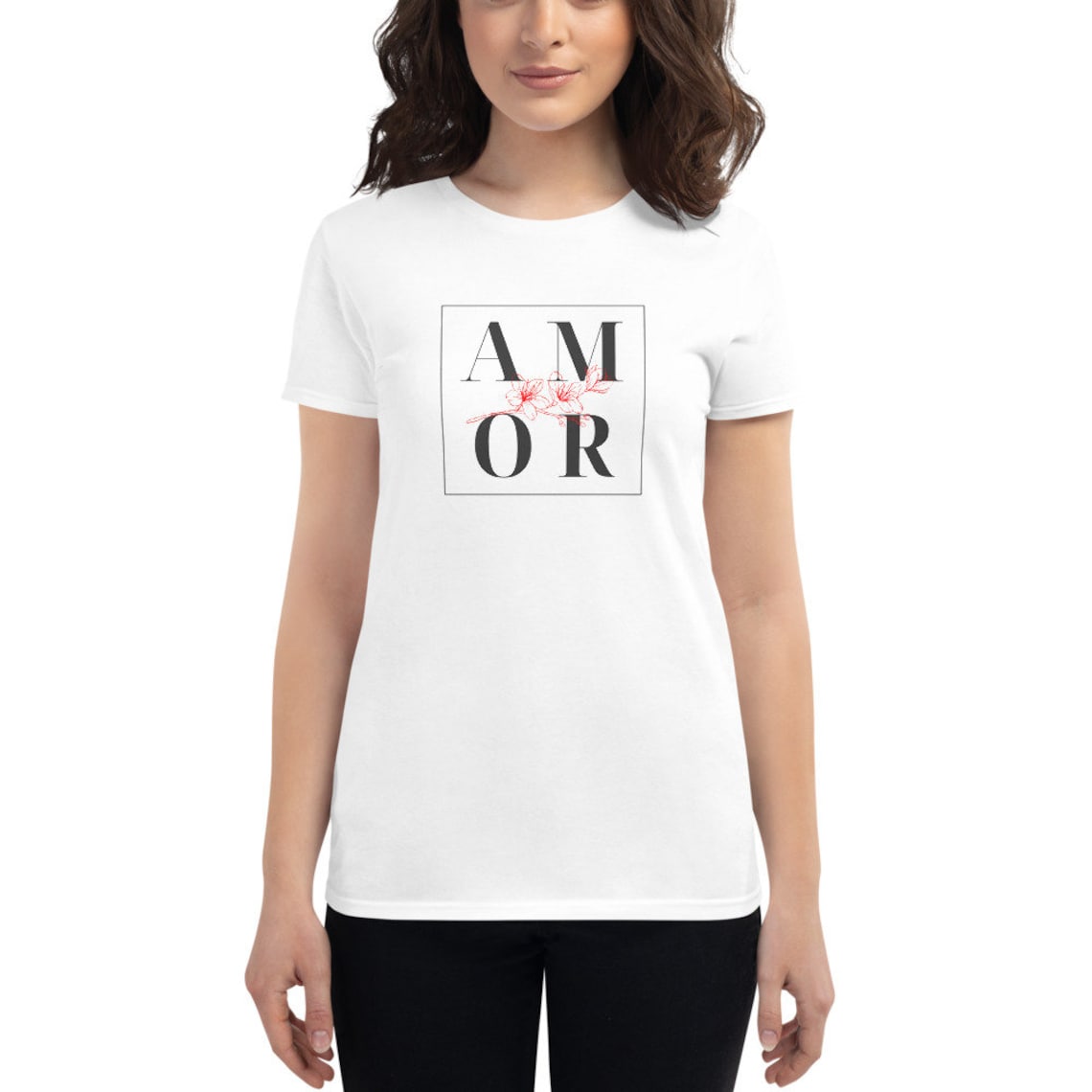 Love Women's T-shirt Amor T-shirt - Etsy UK