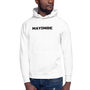 Mayimbe, Big Boss, Big Dog, El Jefe, Spaanse Unisex Hoodie (Zwarte Letters)