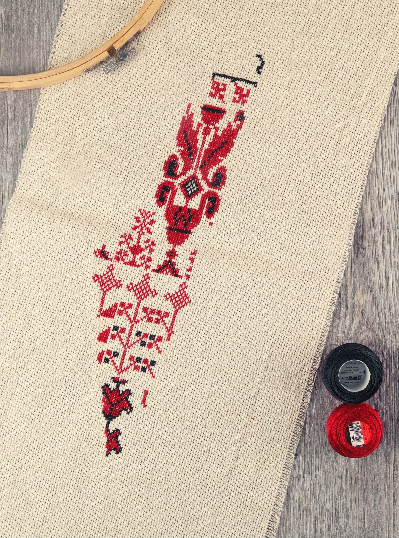 Palestine Map 02 Embroidery Pattern 02 بترونة تطريز خريطة فلسطين ...