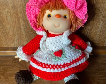 crochet strawberry shortcake doll pattern