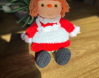 Raggedy Ann Crochet Doll