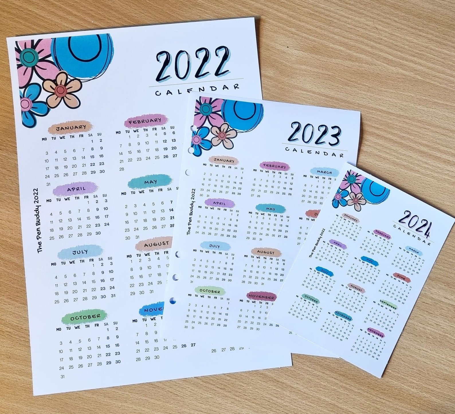 PDF 2023 Calendar PRINTABLE Calendar - Etsy Ireland