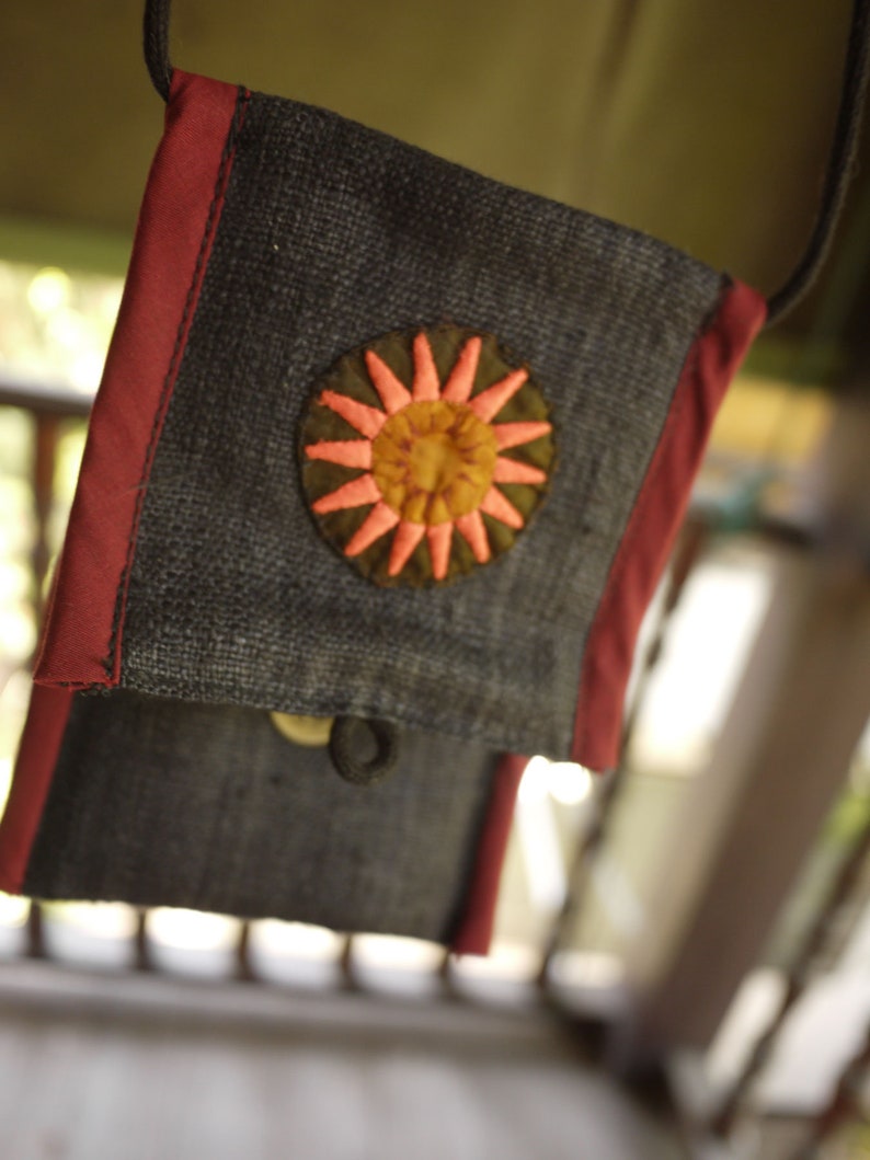 SALE asian tribal textile purse made from ethnic fabric --Purse made from vintage textile