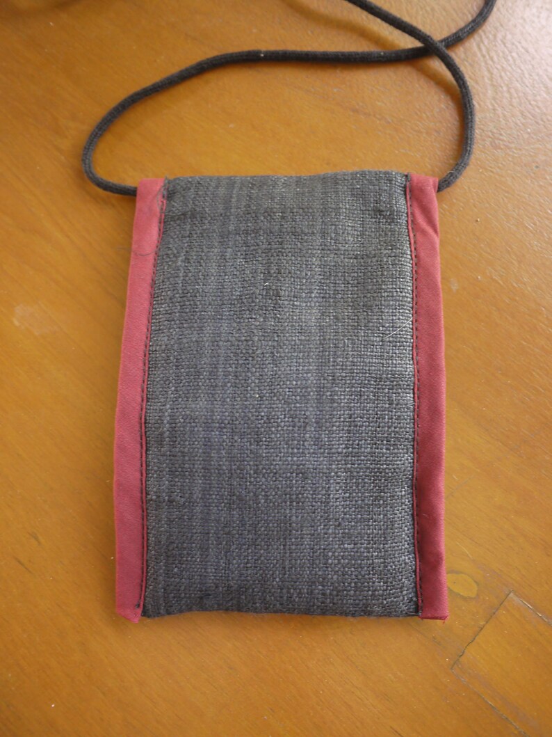 SALE asian tribal textile purse made from ethnic fabric --Purse made from vintage textile