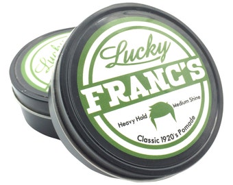Hair Pomade. Oil Based Classic 1920's style. Heavy Hold/Med. Shine. Pompadour Faux Hawk Rockabilly Side Parts Quiff Greasers Slicks 1950's