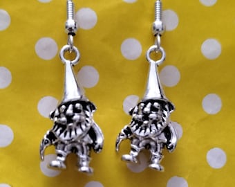 Small Garden Gnome earrings